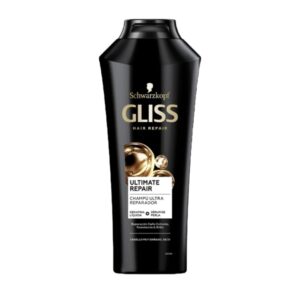 شامپو گلیس مشکی ترمیم کننده ultimate Repair محصول اسپانیا ۳۵۰ میل GLISS