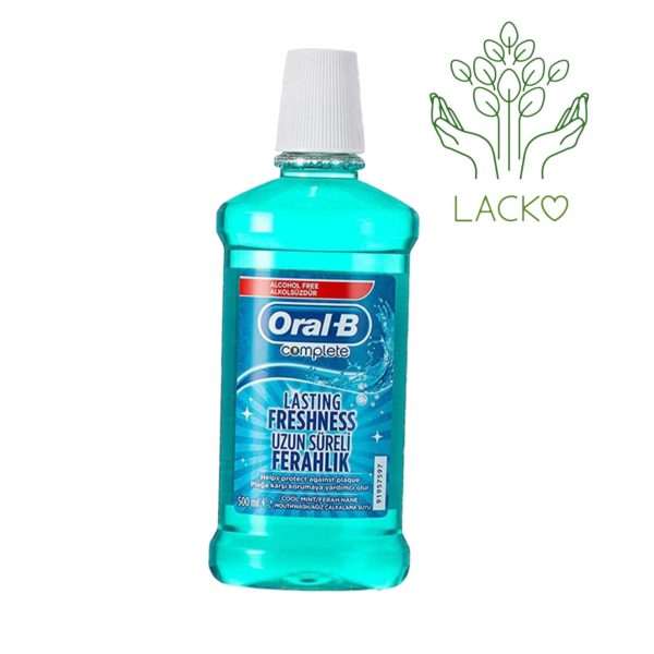 دهان شويه بدون الكل اورال بی مدل Lasting Freshness حجم 500 ميل