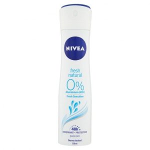اسپری ضد تعریق نیوا Nivea زنانه مدل Fresh Natural بدون آلمینیوم 150 ميل
