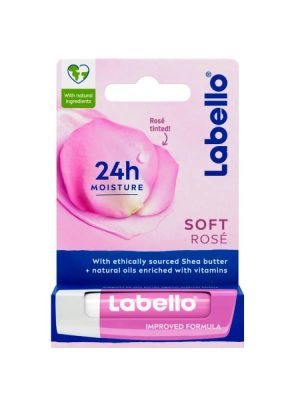 بالم لب لابلو مدل Soft Rose آبرسان 24 ساعته و مرطوب‌کننده لب