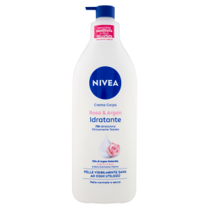 لوسیون بدن نیوآ با عصاره گل رز و روغن آرگان NIVEA Body Lotion حجم 500 میل