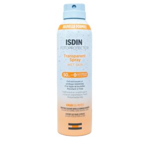 اسپری ضد آفتاب بدن بی رنگ ایزدین SPF50