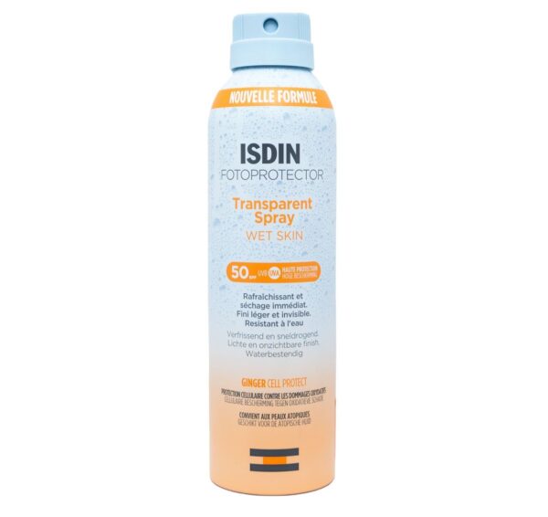 اسپری ضد آفتاب بدن بی رنگ ایزدین SPF50