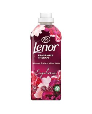 لنور مایع نرم کننده و خوشبو کننده لباس  Lenor رایحه گل یاس سرخ و رز نادر ماه مه حجم 1134 میل