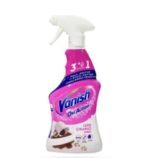 اسپری لکه بر ونیش فرش و مبل VANISH با عملکرد سه کاره قوی حجم 500 ميل