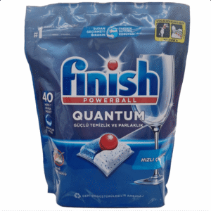 خرید قرص ماشین ظرفشویی فینیش finish مدل کوانتوم Hesi 1 Arada بسته 40 عددی