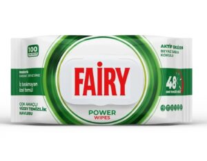 دستمال مرطوب فیری همه کاره پاک کننده سطوح FAIRY رایحه کلاسیک تعداد 100 عددی