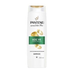 شامپو پنتن  موهای نازک و بازسازی کننده مو Pantene Natural Synthesis Power  حجم 400 میل