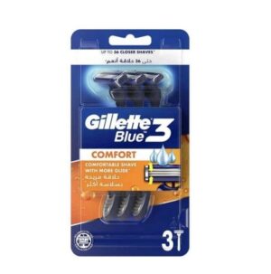 خود تراش ژیلت مدل بلو تری Blue3 Comfort بسته 3 عددی