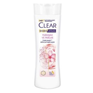 شامپو کلیر نرم کننده و درخشان کننده مو ضد شوره زنانه Clear شکوفه های گیلاس 350 میل