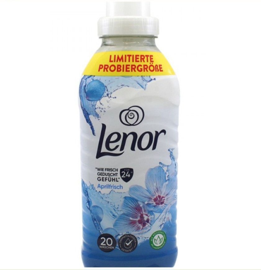 2025/11/1000038555.jpg نرم کننده لباس لنور Lenor رایحه خنک گل های بهاری حجم ۵۰۰ میل - تصویر 1