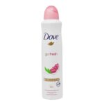 اسپری داو Dove ضد تعریق بانوان رایحه انار حجم ۲۵۰ میل