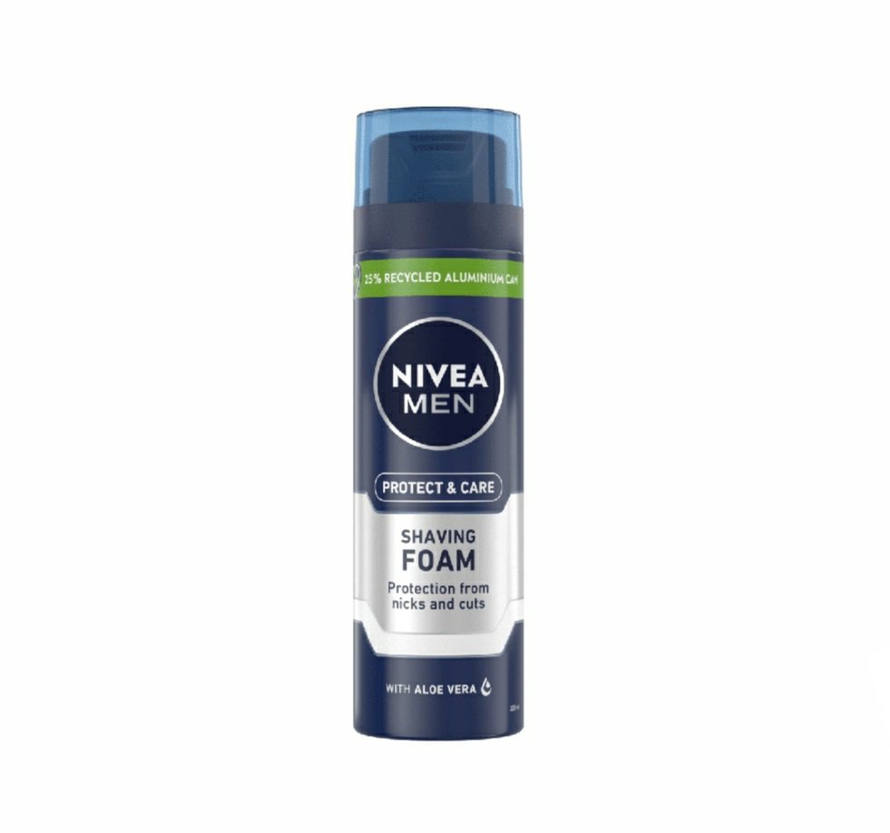 2026/01/IMG_20260103_220900.jpg فوم اصلاح نیوآ Nivea مدل protect&care حاوی آلوئه ورا حجم ۲۰۰ میل - تصویر 1